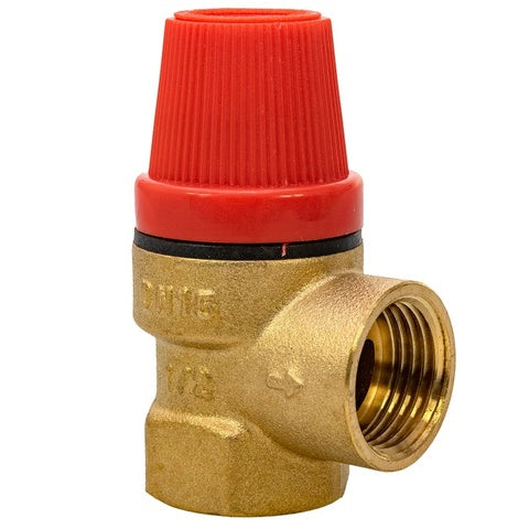 Whale WX1595 QuickConnect overtryksventil, 6 bar, 1/2" hun