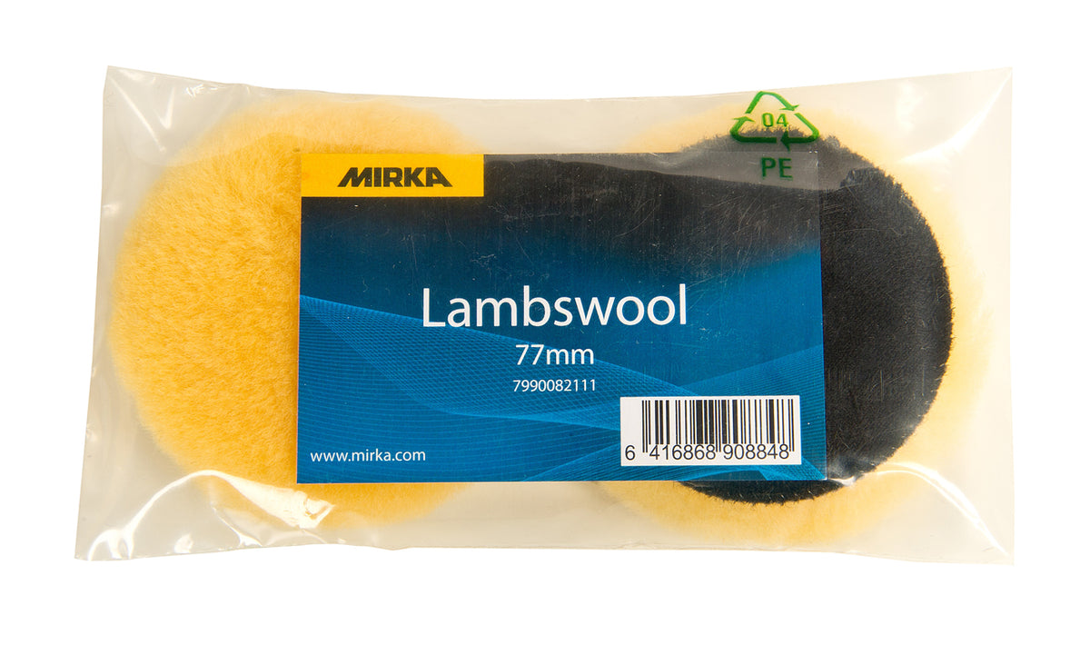 Mirka lammeulds polerrondel Pro Ø 80 mm 2 stk