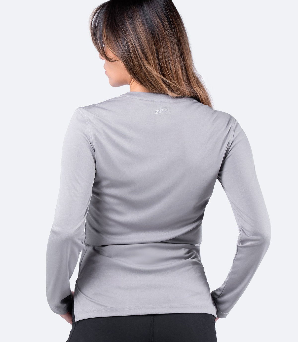 Womens UVActive Long Sleeve Top - Grey