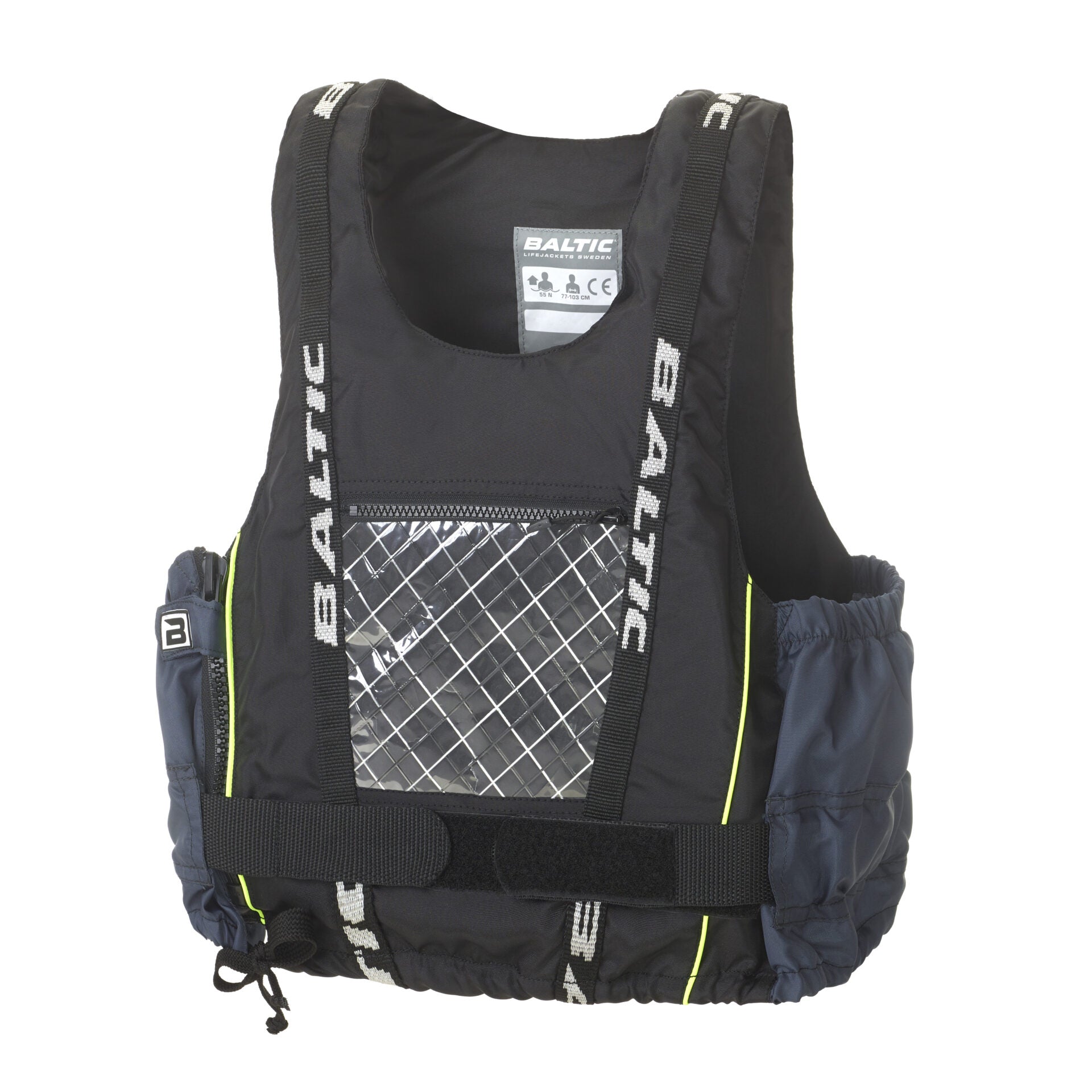 Dinghy Pro Jolle-, Kajak-, SUP vest Sort-Grå BALTIC 5701