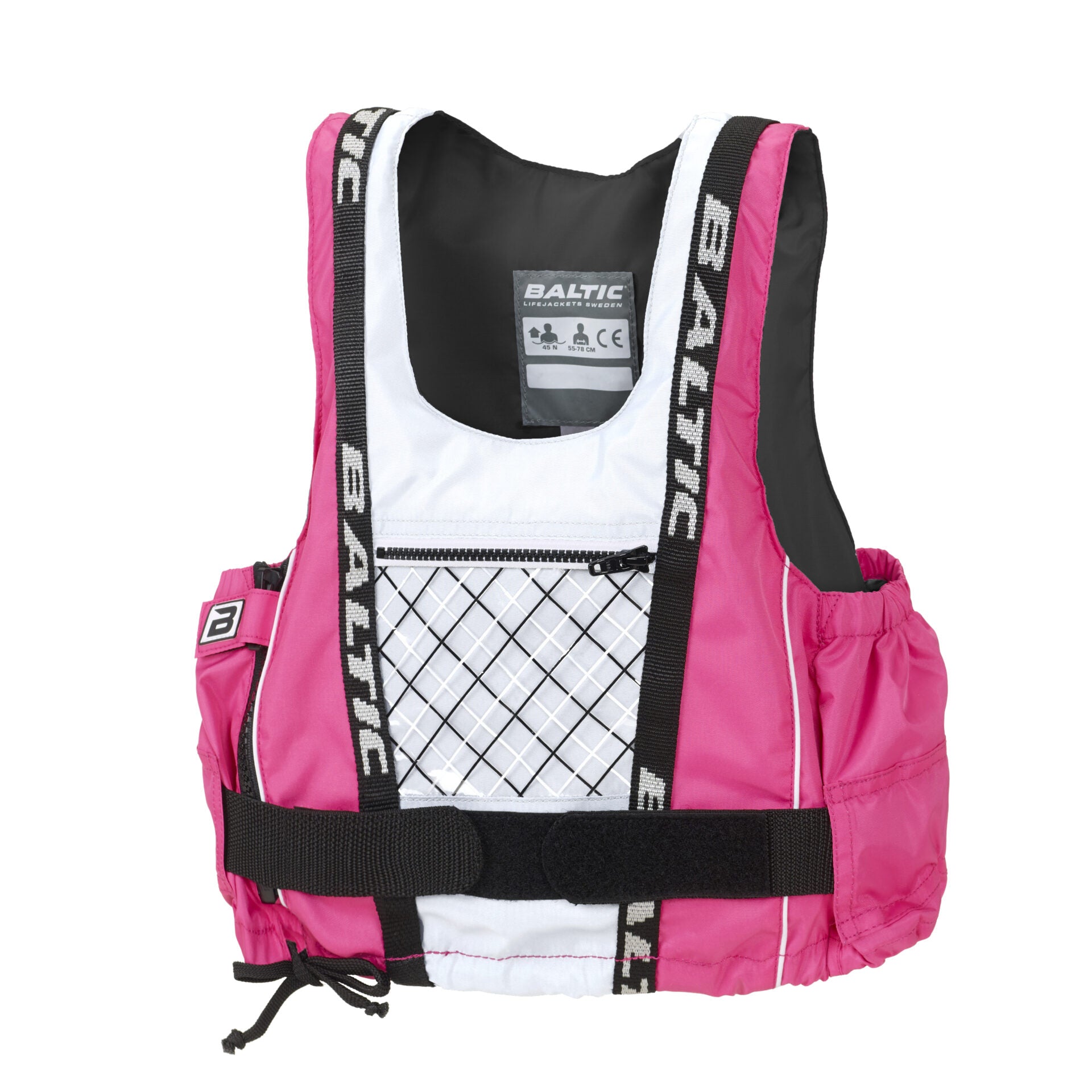 Dinghy Pro Jolle-, Kajak-, SUP vest Rosa-Hvid BALTIC 5709