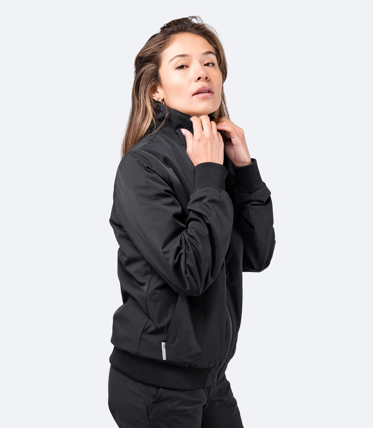 Womens Flight Jacket - Black
