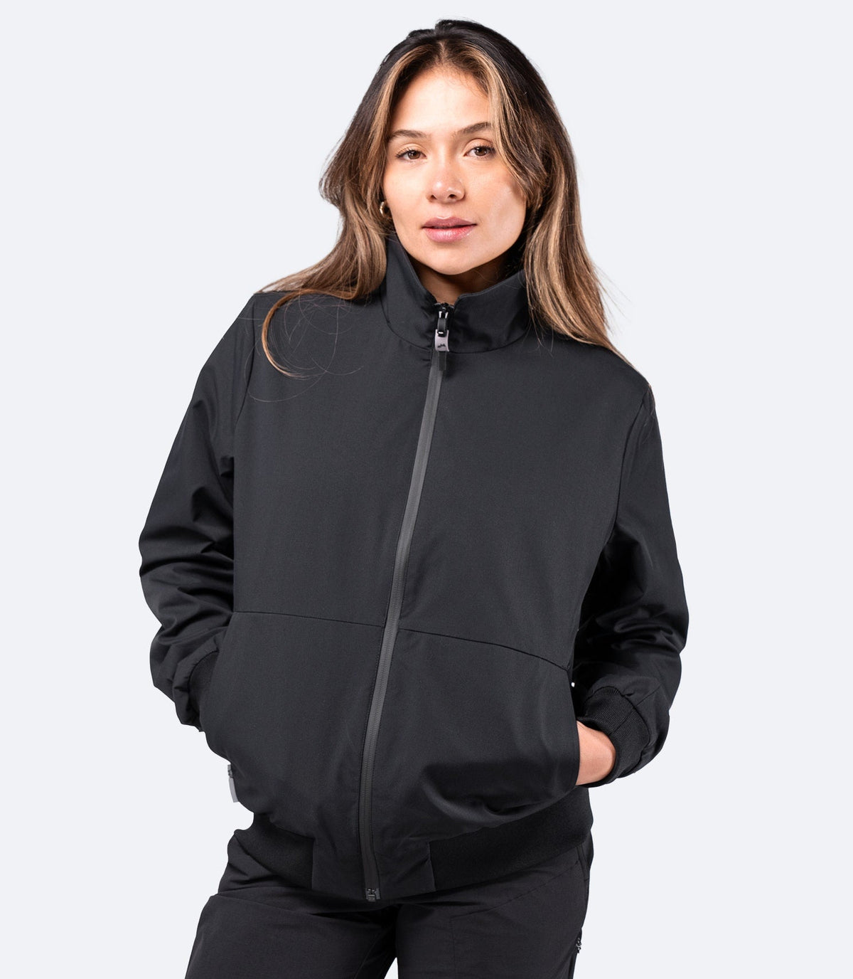 Womens Flight Jacket - Black