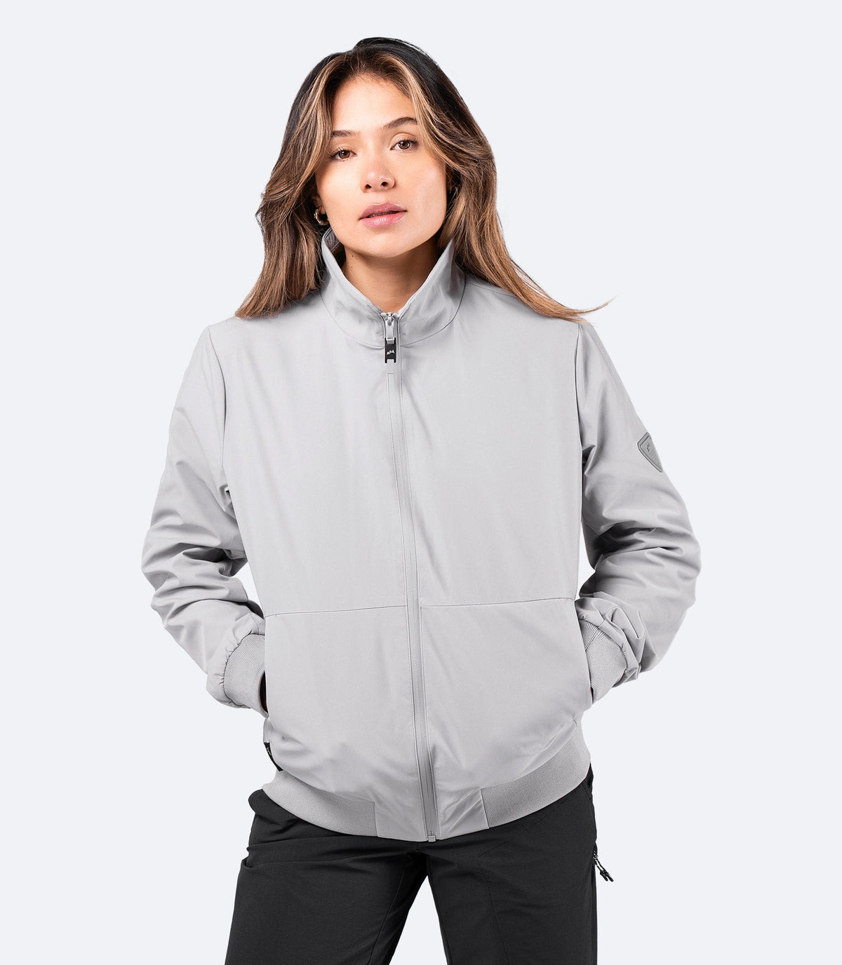 Womens Flight Jacket - Platinum