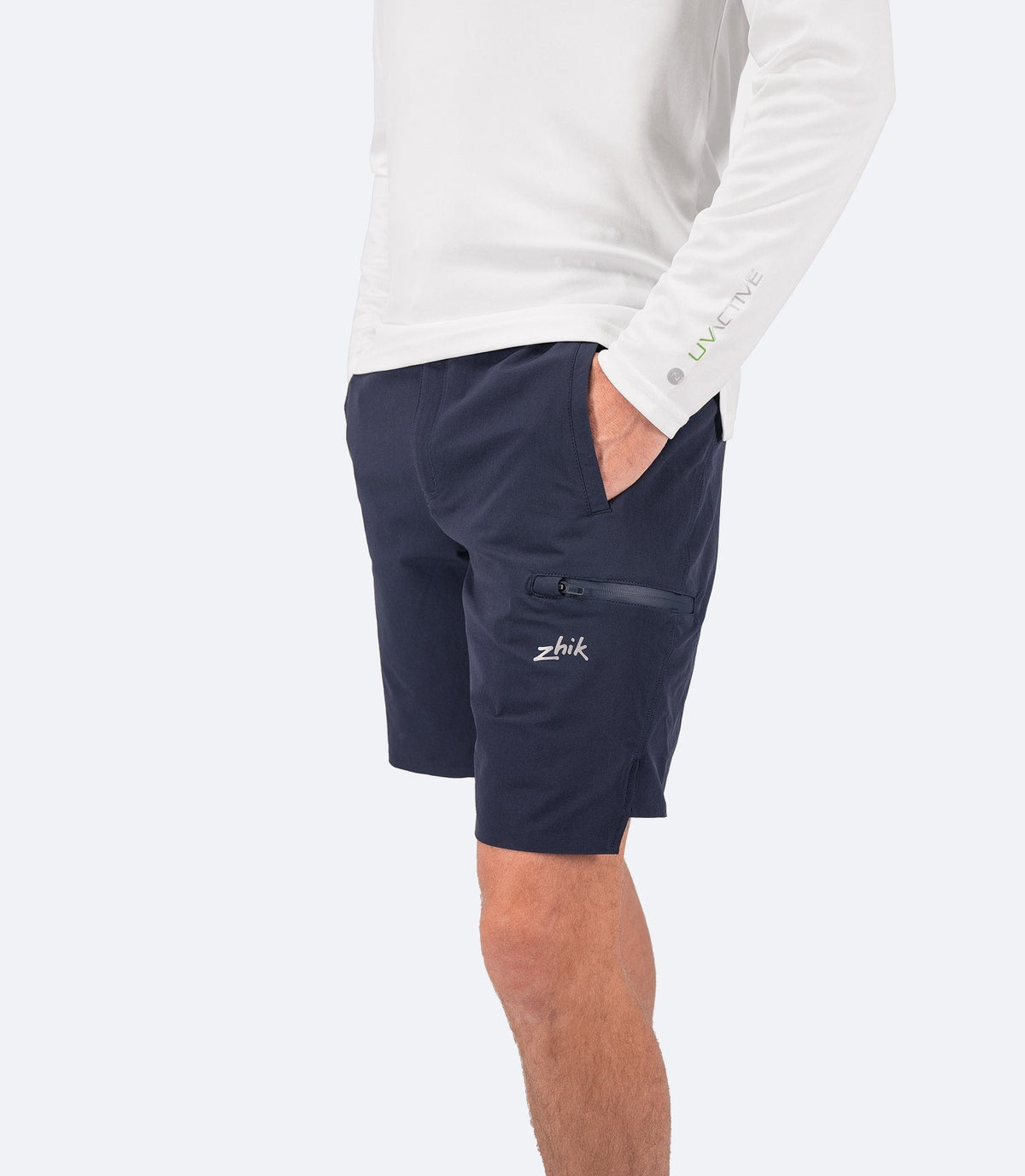 Mens Navy Deck Shorts