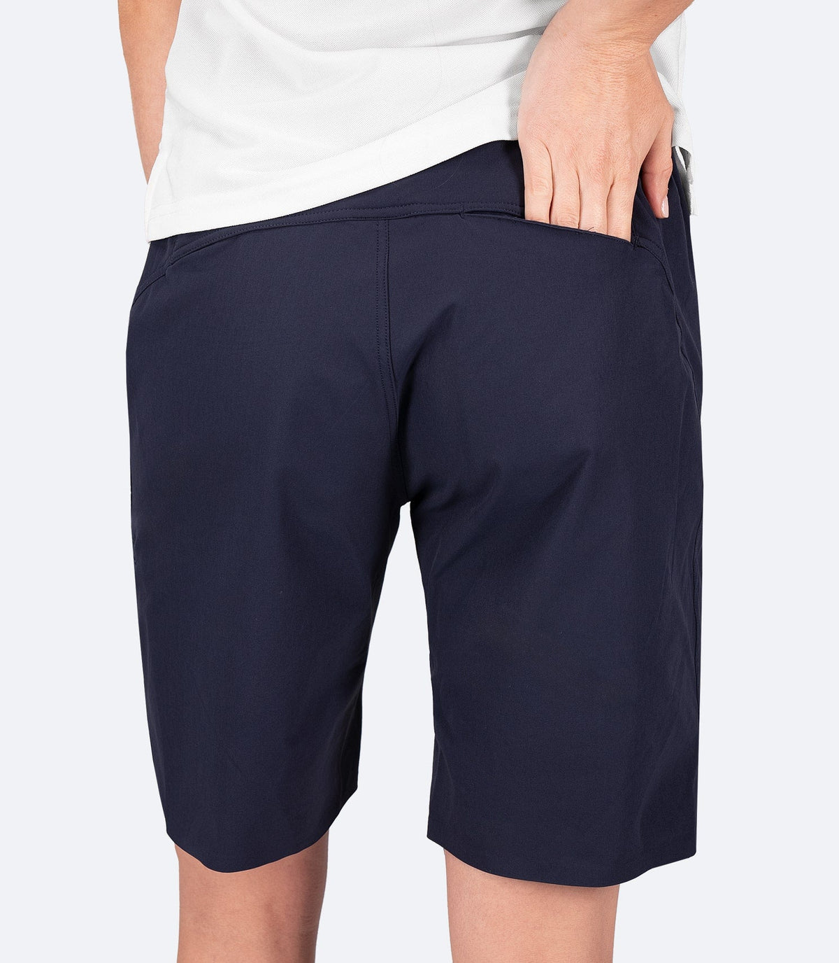 Womens Navy Deck Shorts