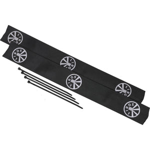 Liros Protect Set 37 mm sort-hvid, 2 x 60 cm