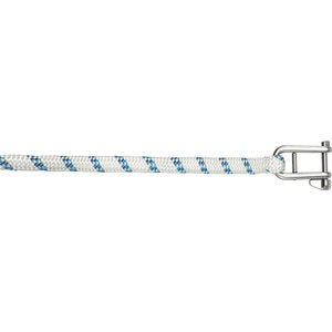 Liros LSP-32 fald m/sjækel 10mm x 30 mtr hvid/blå
