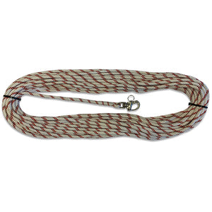 Liros fald m/svirvelhage 12mm x 45 mtr hvid/rød