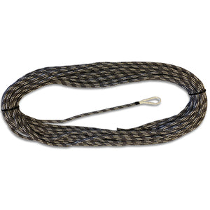 Liros Dyneema fald m/loop 10mm x 35 mtr grå/hvid