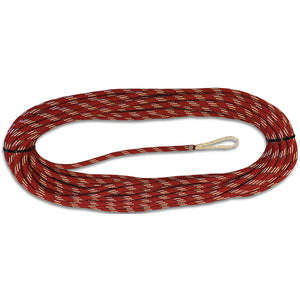 Liros Dyneema fald m/loop 10mm x 35 mtr rød/hvid