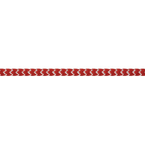 Liros Dyneema Spi 6mm rød-hvid
