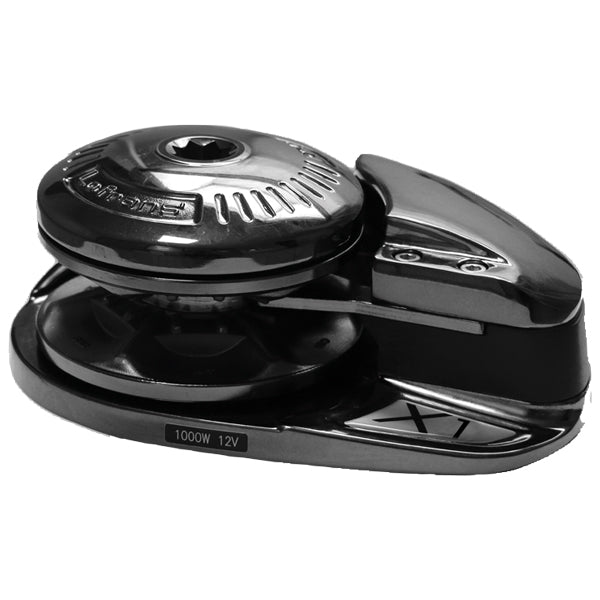 Lofrans X1 sort ankerspil 12V 1000W DIN766 kæde 8mm tov 12mm