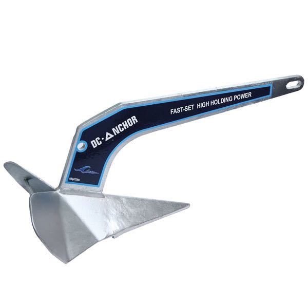 DC - Delta anker 10 kg galvaniseret - til både 12-15m
