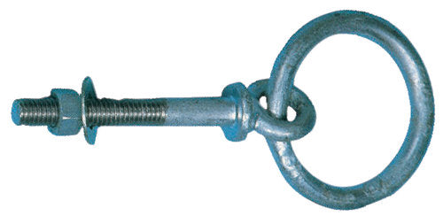 Fortøjningsring maskinskrue galv 10x75mm