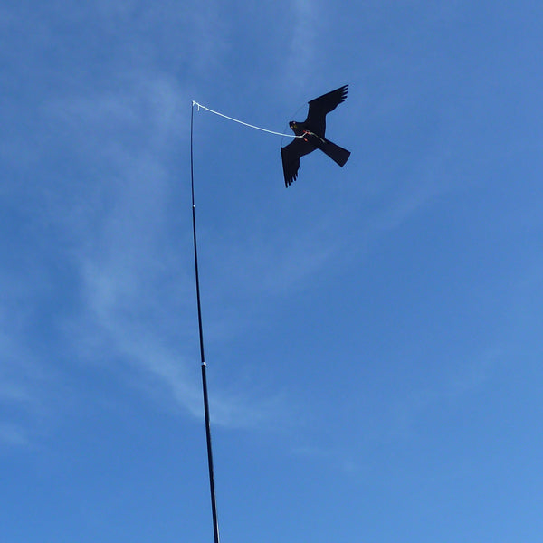 Mågeskræmmer med 6m glasfiberstang + 5m line