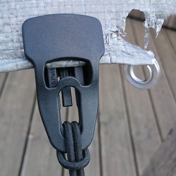 Holdon sort midi multiclip fasteners til 100kg 4stk