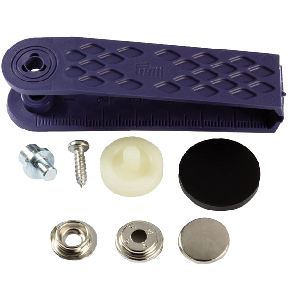 Prym Trykknapper RF med skruer. 10stkø15mm med værktøj