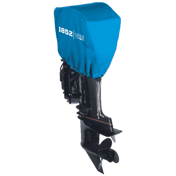 1852 påhængsmotor presenning blå 600d polyester 2,5-10hk