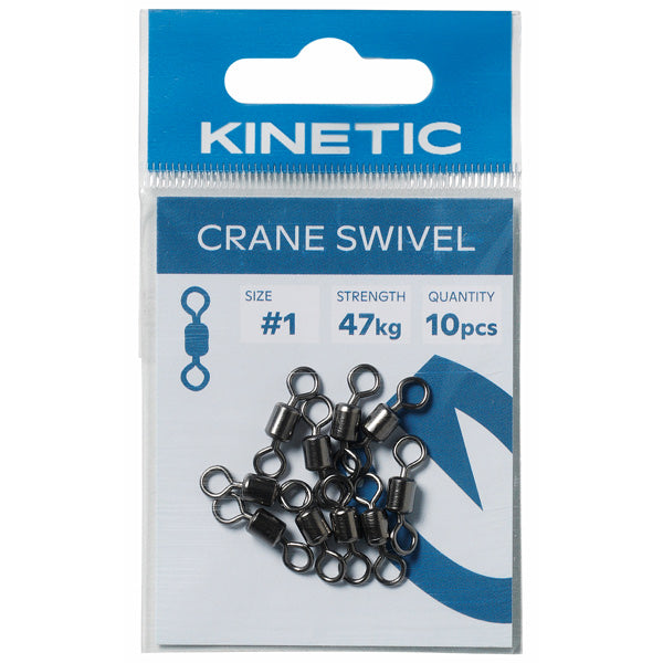 Kinetic Crane svirvel str. #4 10stk