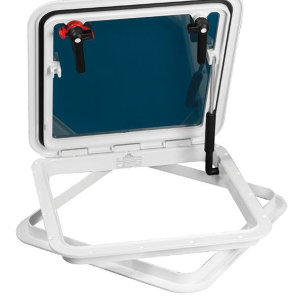 Nuova rade euro 2 luge hvid 48x48cm hul mål 430x430mm