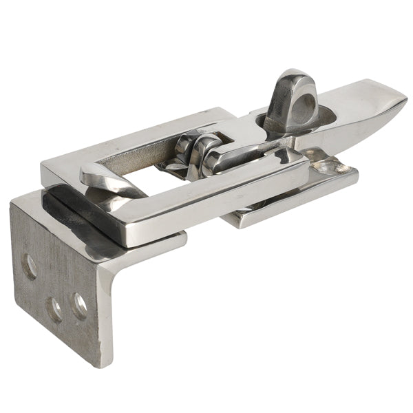 Spændeoverfald med vinkel låsebeslag 89x28mm støbt RF stål