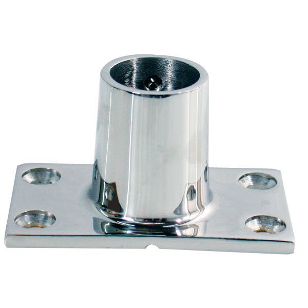 Bundbeslag firkantet Ø25mm - 90 grader RF stål