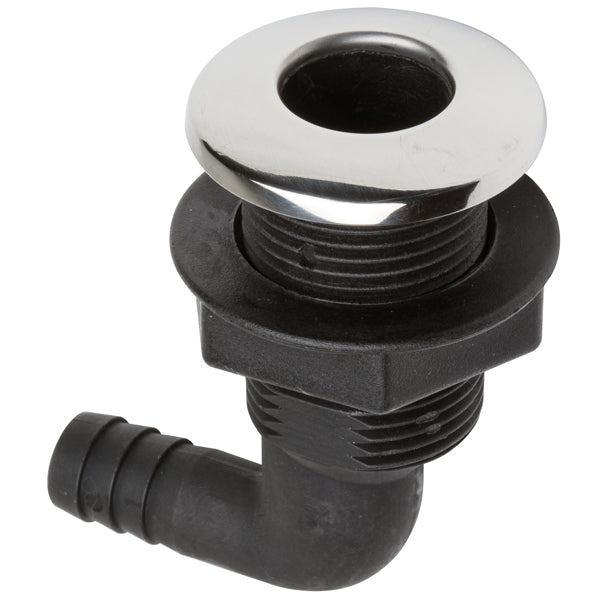 Gennemføring med RF hætte 90gr, 1