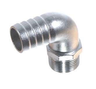 1852 Slangestuds 90° udv. gevind