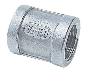 1852 Muffe indv gevind RF stål