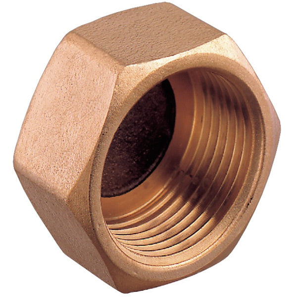 Guidi slutmuffe indv. gevind, bronze