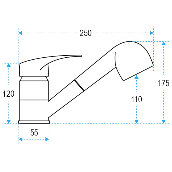 Nuova rade vandhane med bruser 150 cm