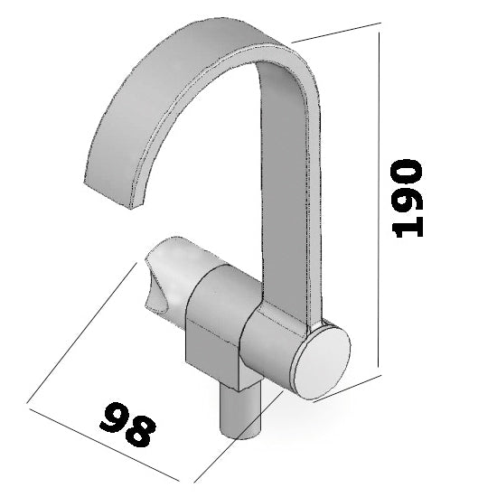 Vandhane kold "slim"