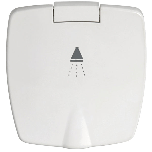 Bruser 2,5m slange hvid indbygning