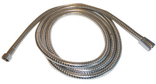 Bruser slange 2,5m rustfri 1/2