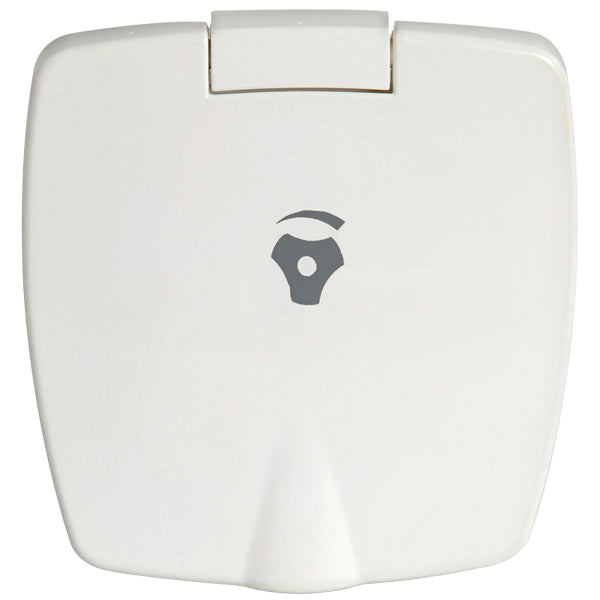 Mixer hane hvid indbygning "new edge"