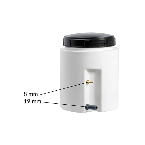 Beholder for gasflaske indvendig Ø: 20cm, H:34,8cm