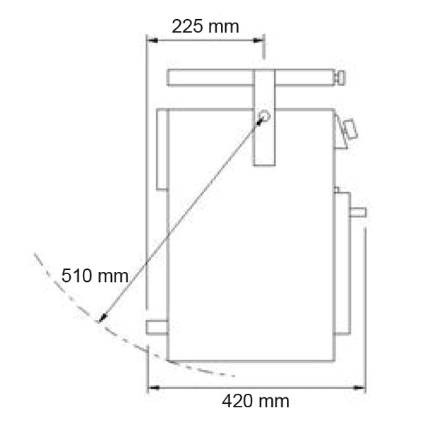 Neptune 4500 gaskomfur med ovn,2 blus, grill og El-tændning