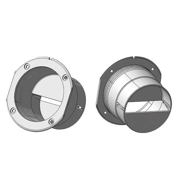 Nuova rade slangeadapter til ventilgæller 70 eller 76mm