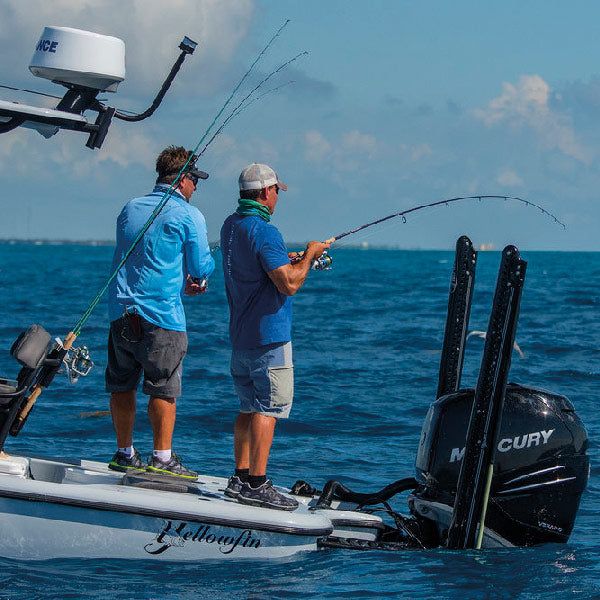 ScanStrut PowerTower stang sort med Lanterne holder