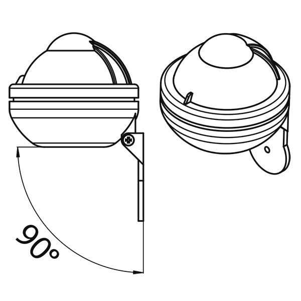 Riviera kompas COMET BC2 48mm - sort