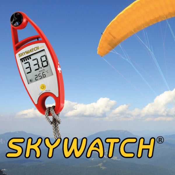 Vindmåler håndholdt skywatch med temperatur rød