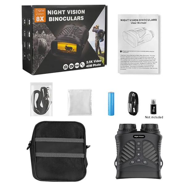 1852 Natkikkert, 8 x digital zoom, 300m genkendelse afstand