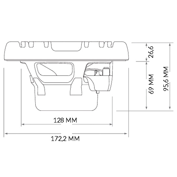 Hertz HMX 6.5-TW - 6.5" 4Ohm MARINE HØJTTALER, hvid