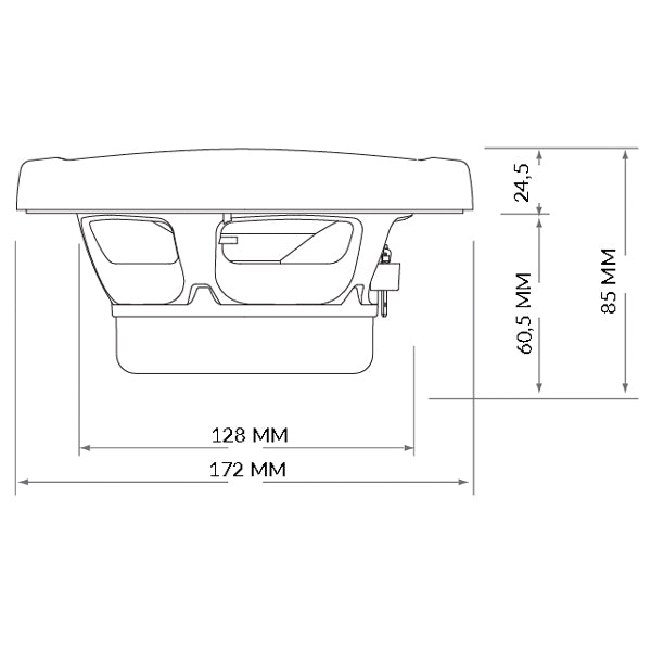 Hertz HEX 6.5 S-LD-G - 6.5" - 4Ohm mARINE HØJT. SPORT GR.RGB