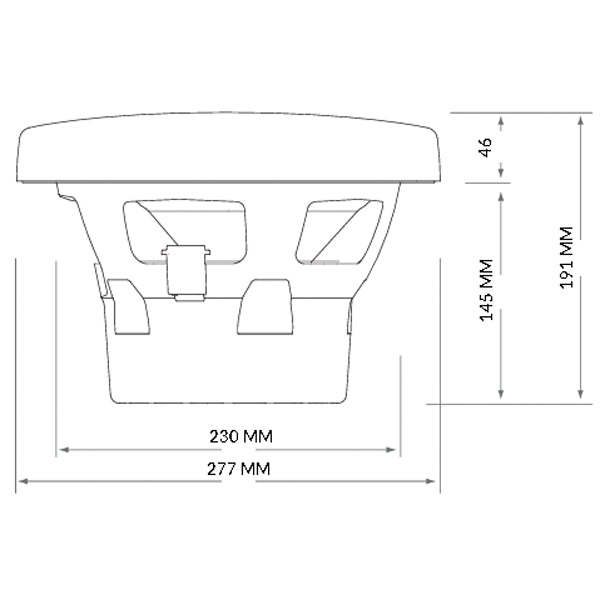 Hertz HMS 10 S2-LD-SW.1-10"-2Ohm MARINE SPORT SUB SL-WH