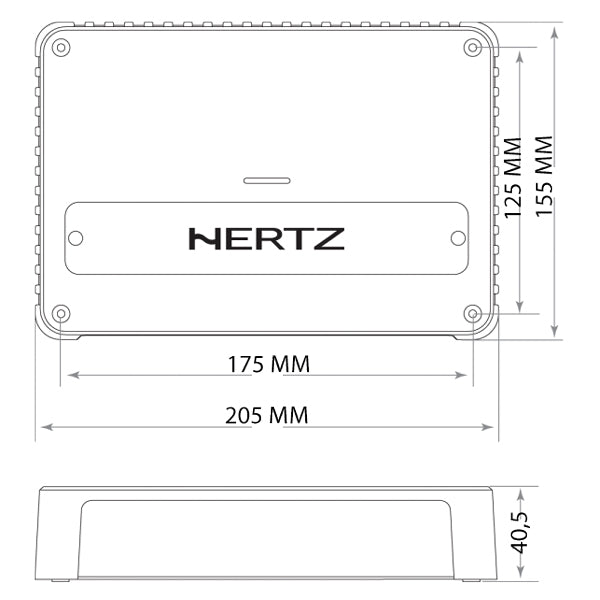 Hertz VENEZIA V4C-MARINE 4 KANALS FORSTÆRKER COMPACT 4x150W