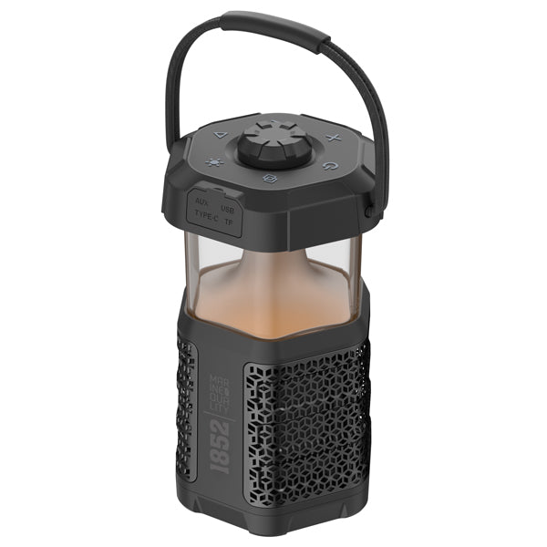1852 Bordlampe m/bluetooth højttaler, IPX6 vandtæt