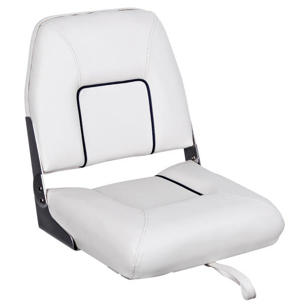 ESM styrestol S40 standard hvid med blå bredde 40cm