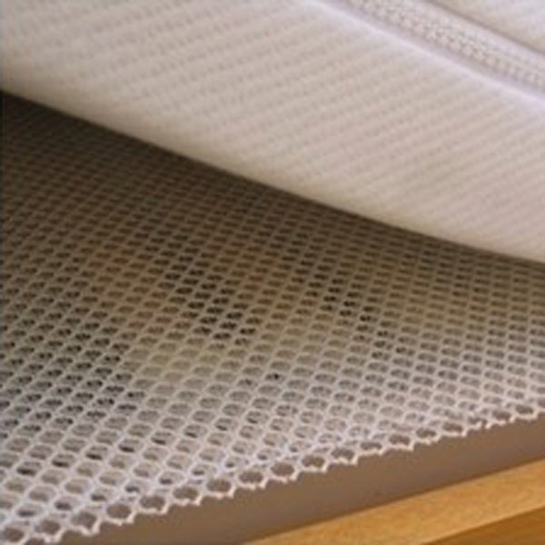 1852 Madras underlag 3D airmesh hvid 10mm 2 x 2m